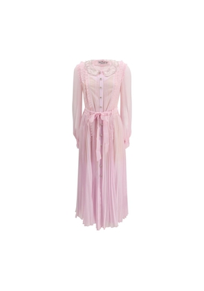 Self-Portrait Multicolor Viscose Casual Dress - 10