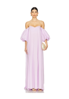CAROLINE CONSTAS Palmer Gown in Lavender. Size L. Also in XS.