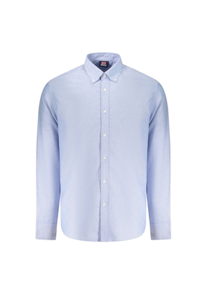 Norway 1963 Azzurro Cotton Men's Shirt - S