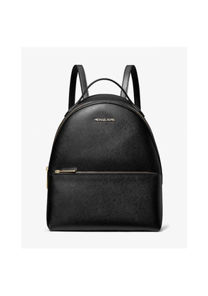 Michael Kors Black Leather Backpack