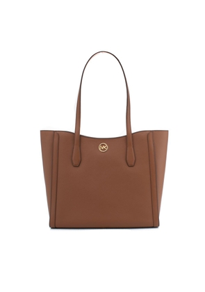 Michael Kors Brown Canvas Tote Bag