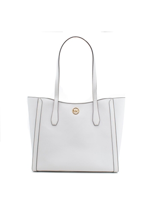 Michael Kors White Canvas Tote Bag