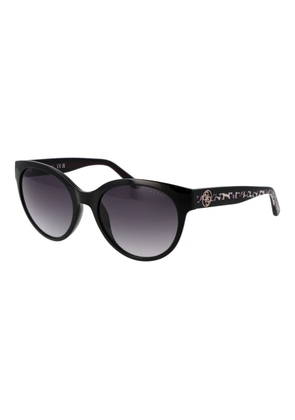 Guess Black Stainless Steel Sunglasses