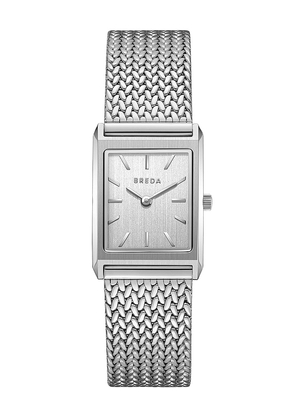 Breda Small Virgil Watch in Metallic Silver.