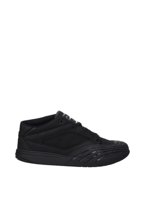 Givenchy Black Fabric Low Top Sneakers - EU43/US10