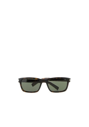 Saint Laurent Brown Acetate Sunglasses