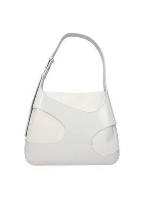 Salvatore Ferragamo White Leather Shoulder Bag