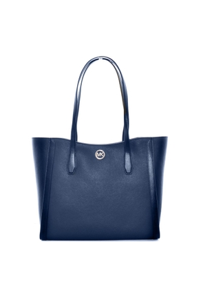Michael Kors Blue Canvas Tote Bag