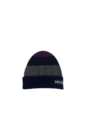 Missoni Blue Wool Beanie - UNI