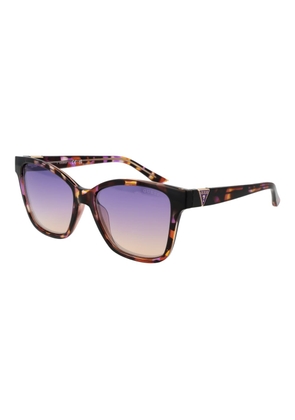 Guess Brown Stainless Steel Sunglasses