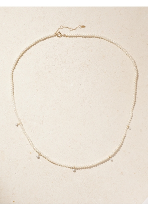 Persée - 18-karat Gold, Pearl And Diamond Necklace - One size