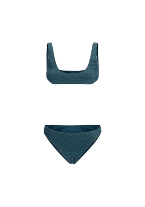 Oséree Blue Polyamide One-Piece Swimsuit - M