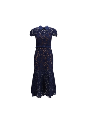 Self-Portrait Blue Polyester Cocktail Dress - 10