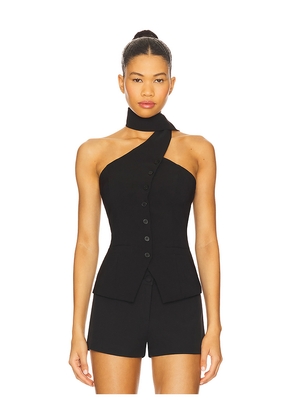 ALL THE WAYS Courtney Top in Black. Size L. Also in S, XS.