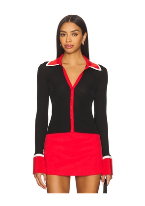 Alice + Olivia Nealie Cardigan in Black. Size M. Also in S.