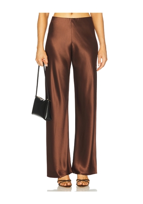 CAMI NYC Bristol Mid Rise Pant in Brown. Size M. Also in L, S, XL, XS, XXS.