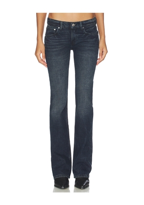 EB Denim Maria Mid Rise Bootcut Jean in Blue. Size 23. Also in 24.
