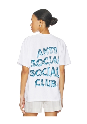 Anti Social Social Club Icy Mind Games Tee in White. Size L. Also in M, S, XL/1X.