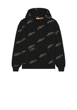 Badfriend Star Hoodie in Black. Size L. Also in S, XL/1X.