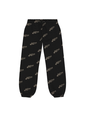 Badfriend Star Sweatpant in Black. Size L. Also in M, S, XL/1X.