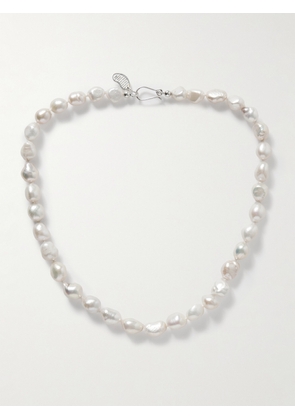 Gohar World - Host Silver Pearl Necklace - White - One size