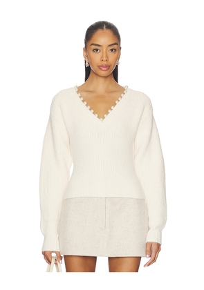BLANKNYC Long Sleeve Sweater in Cream. Size L. Also in M, S, XS.