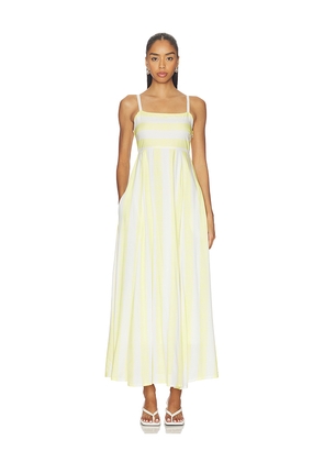 BEACH RIOT x REVOLVE Rianne Maxi Dress in Yellow. Size L. Also in M, S, XL, XS.