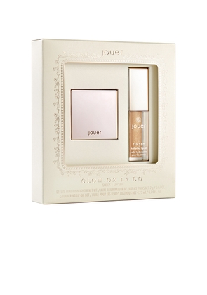Jouer Cosmetics Glow-On La Go Cheek + Lip Set in Beauty: NA.