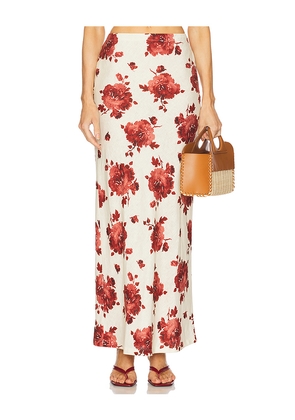 FAITHFULL THE BRAND Elise Skirt in Ivory. Size L. Also in M.