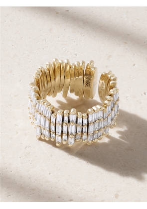 Suzanne Kalan - 18-karat Gold Diamond Ring - 6 1/2