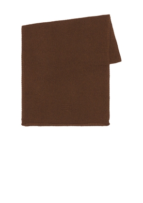 Guest In Residence The Blanket Scarf in Brown.