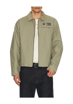 Fox Racing Circa 74 Work Jacket in Brown. Size L. Also in M, S, XL/1X.