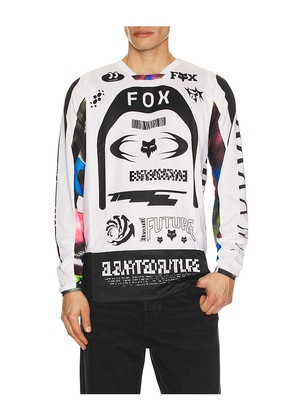 Fox Racing 180 Image Cosmo Jersey in White. Size L. Also in M, XL/1X.