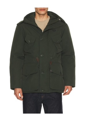 Fred Perry Patch Pocket Puffer Jacket in Dark Green. Size L. Also in M, S, XL/1X.