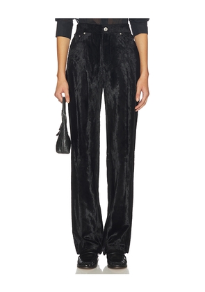 Helmut Lang Pony High Rise Straight in Black. Size 0. Also in 8.