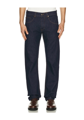Iron & Resin The Bodie Denim Pant V2 in Blue. Size 30. Also in 31, 32, 33, 34, 36.