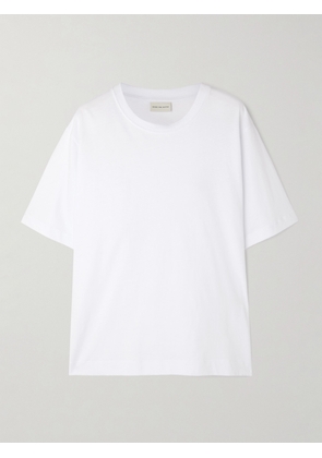 Dries Van Noten - Oversized Cotton-jersey T-shirt - White - x small,small,medium,large