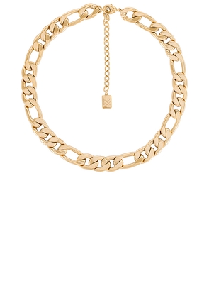 MIRANDA FRYE x REVOLVE Brooklyn Necklace in Metallic Gold.