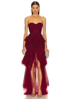 Michael Costello x REVOLVE Alai Gown in Red. Size L. Also in M, XXS.