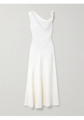 The Row - Violetta Asymmetric Paneled Silk-crepe Gown - White - US0,US2,US4,US6,US8,US10
