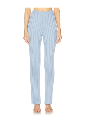 L'Academie by Marianna Sereph Rib Pants in Blue. Size M. Also in L.