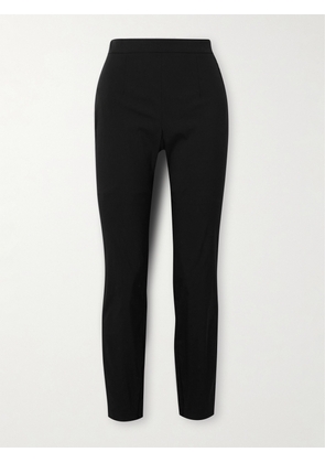 Marni - Embroidered Cotton-poplin Skinny Pants - Black - IT36,IT38,IT40,IT42,IT44,IT46