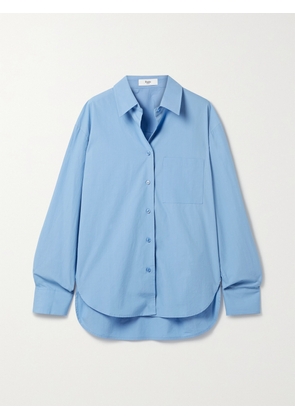 The Frankie Shop - Lui Organic Cotton-poplin Shirt - Blue - xx small,x small,small,medium,large,x large