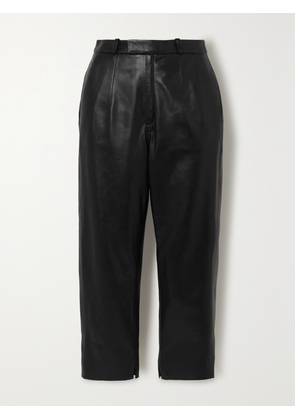 ZEYNEP ARCAY - Cropped Leather Skinny Pants - Black - US0,US2,US4,US6,US8
