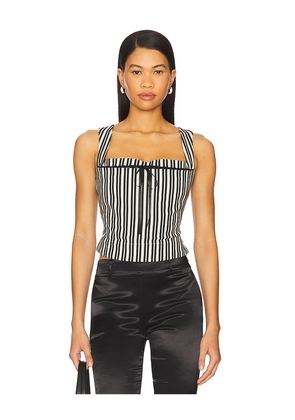 Miaou Laced Imogene Corset in Neutral,Black. Size S. Also in XL.