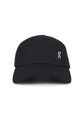 On Lightweight Cap in Black.