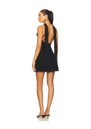 MORE TO COME Jolene Mini Dress in Black. Size L. Also in M, XS, XXS.