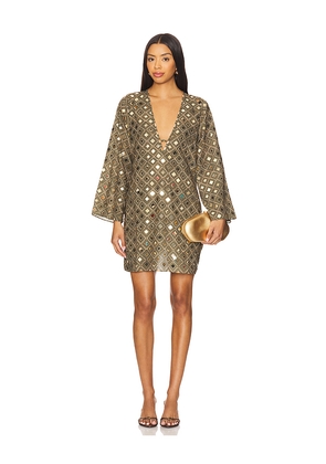 MISA Los Angeles Nuala Dress in Army. Size S. Also in L, XS.