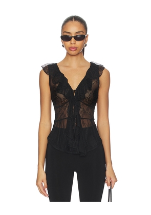 MORE TO COME Izara Top in Black. Size L. Also in S, XS.