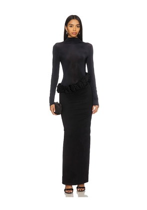 NBD Zohar Maxi Dress in Black. Size M. Also in XL, XS.
